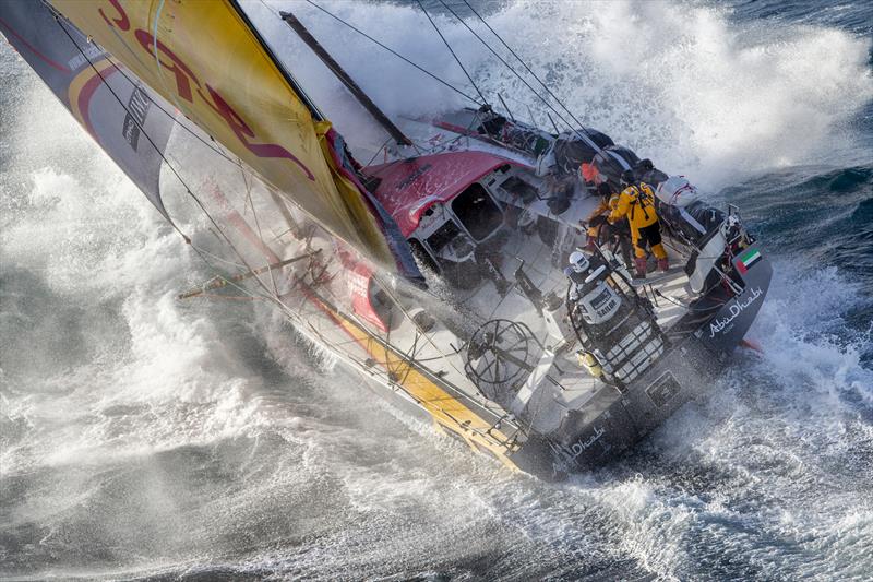 Abu Dhabi Ocean Racing during the last Volvo Ocean Race photo copyright Ainhoa Sanchez taken at  and featuring the Volvo One-Design class
