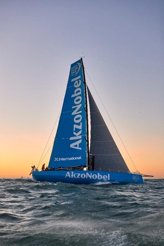 team AkzoNobel 2000km training sail photo copyright Thierry Martinez / team AkzoNobel / AkzoNobel taken at  and featuring the Volvo One-Design class