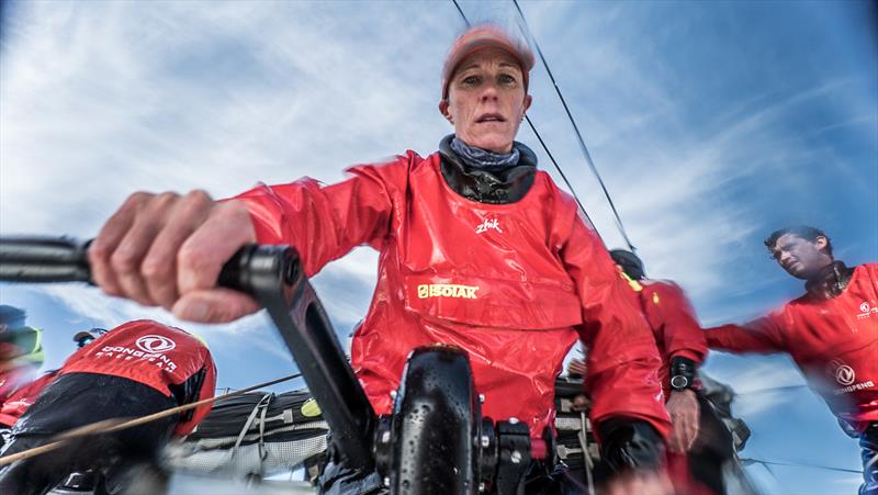 Carolijn Brouwer and Marie Riou join Dongfeng Race Team photo copyright Martin Keruzoré / Volvo Ocean Rac taken at  and featuring the Volvo One-Design class