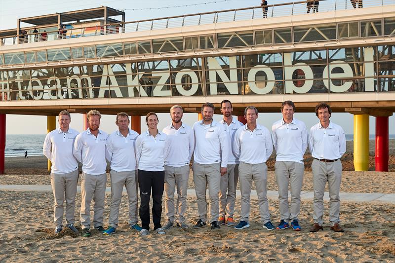 Team AkzoNobel squad for the Volvo Ocean Race 2017-18 photo copyright Thierry Martinez / Team AkzoNobel taken at  and featuring the Volvo One-Design class