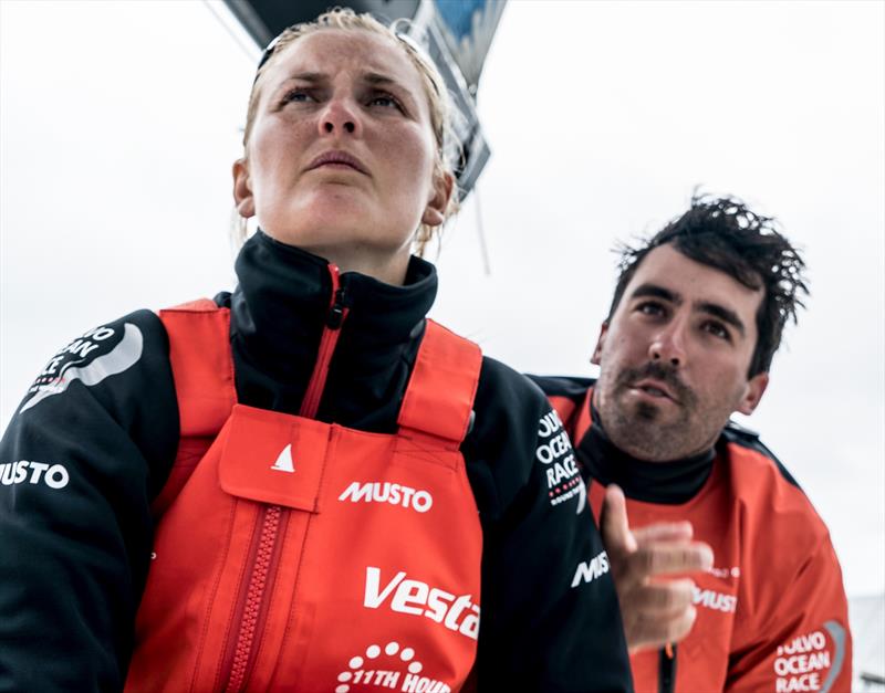 Training onboard Vestas 11th hour Racing from Lisbon to Newport photo copyright Rich Edwards / Volvo Ocean Race taken at  and featuring the Volvo One-Design class