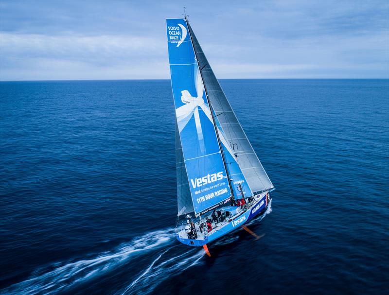 Vestas 11th Hour Racing during Volvo Ocean Race Leg Zero photo copyright James Blake / Volvo Ocean Race taken at  and featuring the Volvo One-Design class