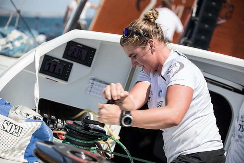 Corporate sailing and training before Leg 1 on board Turn the Tide on Plastic - photo © Jeremie Lecaudey / Volvo Ocean Race