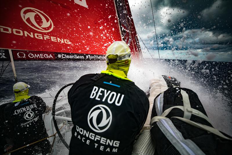 On board Dongfeng Race Team during Volvo Ocean Race Leg 2: Lisbon to Cape Town - photo © Jeremie Lecaudey / Volvo Ocean Race