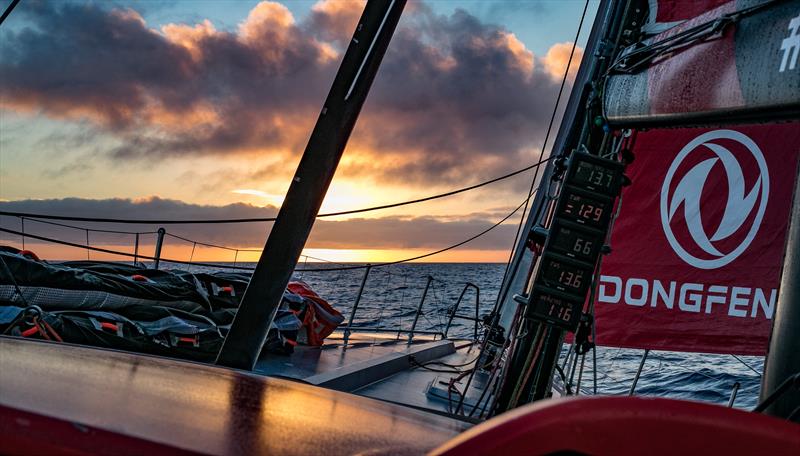 On board Dongfeng during Volvo Ocean Race leg 2 photo copyright Jeremie Lecaudey / Volvo Ocean Race taken at  and featuring the Volvo One-Design class