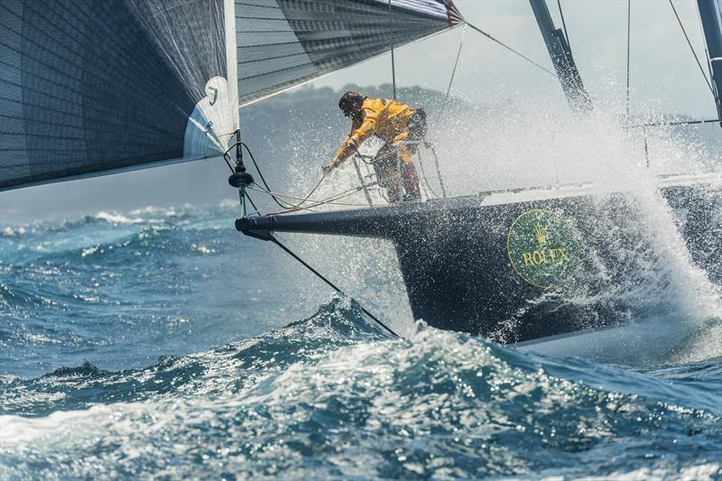 Black Jack during the Rolex Sydney Hobart Yacht Race 2016 photo copyright Rolex / Kurt Arrig taken at Cruising Yacht Club of Australia and featuring the Volvo 70 class