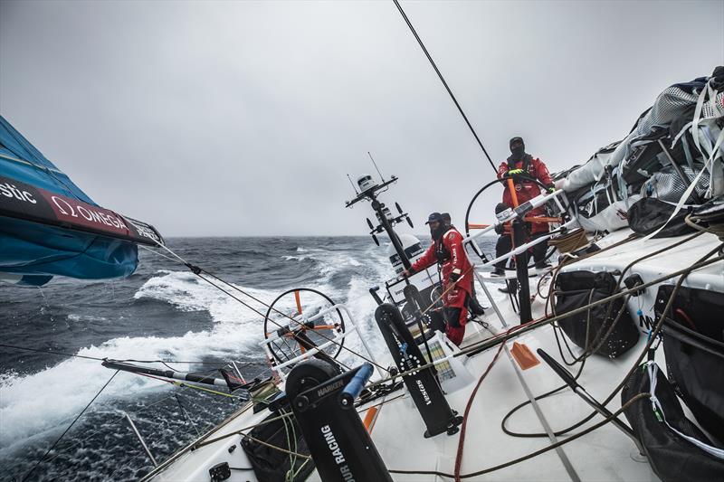 On board Vestas 11th Hour during Volvo Ocean Race leg 2 photo copyright Martin Keruzore / Volvo Ocean Race taken at  and featuring the Volvo One-Design class