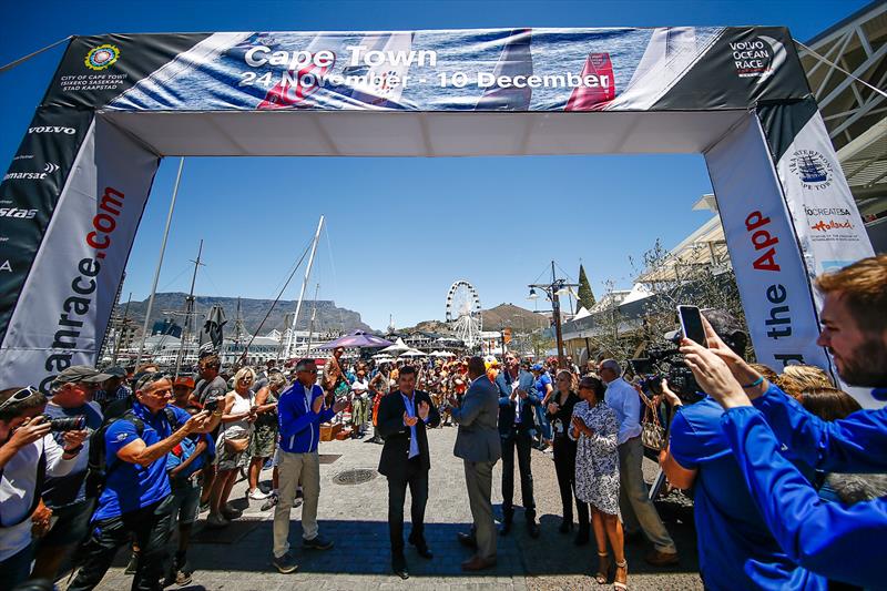 The Volvo Ocean Race Village in Cape Town officially opens photo copyright Pedro Martinez / Volvo Ocean Race taken at  and featuring the Volvo One-Design class