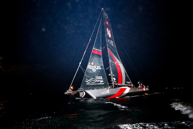 Sun Hung Kai/Scallywag finish 6th in Volvo Ocean Race Leg 2 photo copyright Pedro Martinez / Volvo Ocean Race taken at  and featuring the Volvo One-Design class