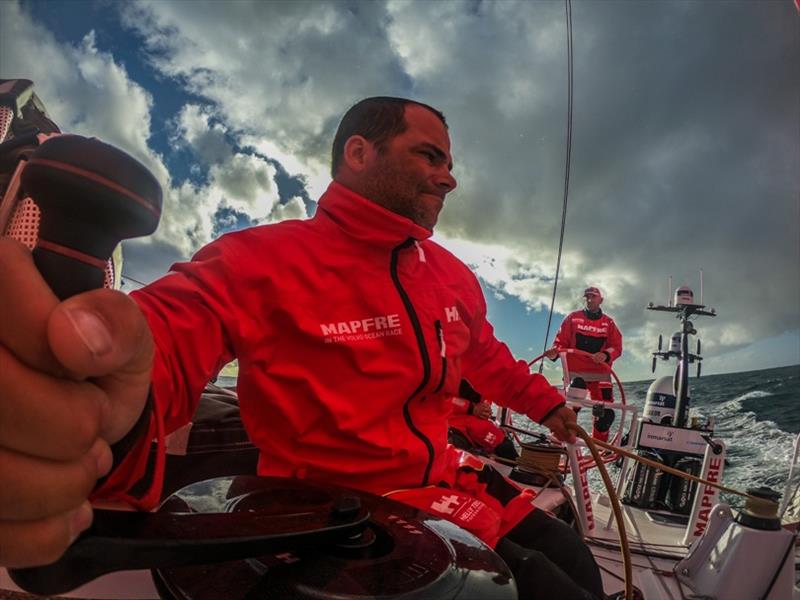 Leg 3, Cape Town to Melbourne, day 03, Pablo Arrarte on board MAPFRE photo copyright Jen Edney / Volvo Ocean Race taken at  and featuring the Volvo One-Design class