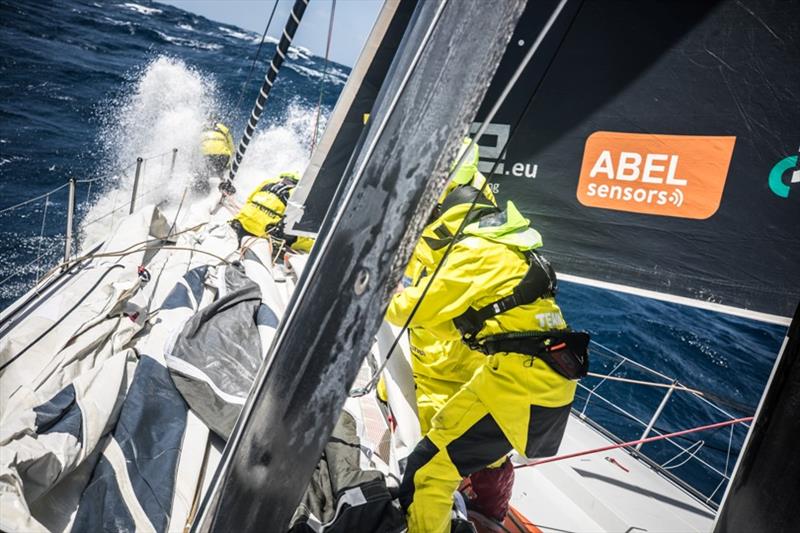 Leg 3, Cape Town to Melbourne, day 06, on board Brunel, you always surf in the southern ocean, there is no quite pillings here. 15 December, 2017 photo copyright Ugo Fonolla / Volvo Ocean Race taken at  and featuring the Volvo One-Design class