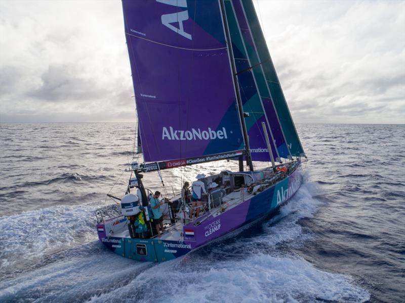 Leg 4, Melbourne to Hong Kong, day 16. Onboard Azkonobel in the Pacific Ocean with 1,000 nm to Hong Kong. - photo © Sam Greenfield / Volvo Ocean Race