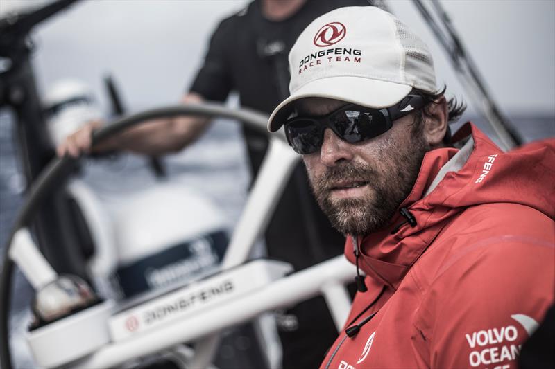Leg 4, Melbourne to Hong Kong, day 16 on board Dongfeng. Sailing downwind into the trades winds heading to Hong Kong photo copyright Martin Keruzore / Volvo Ocean Race taken at  and featuring the Volvo One-Design class