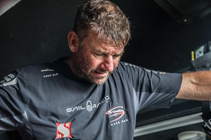 Leg 4, Melbourne to Hong Kong, day 17 David Witt is looking to pull off one of the greatest come backs in sport on board Sun Hung Kai / Scallywag photo copyright Konrad Frost / Volvo Ocean Race taken at  and featuring the Volvo One-Design class