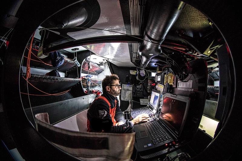 Below decks on Dongfeng photo copyright Volvo Ocean Race taken at  and featuring the Volvo One-Design class