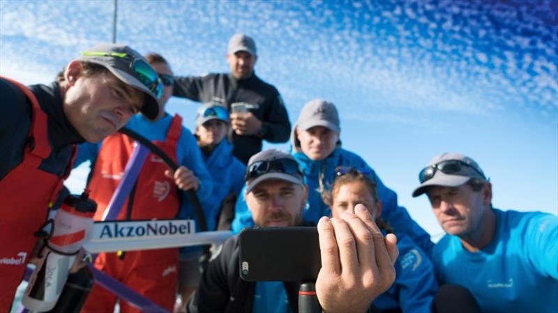 Getting up close with the sailors photo copyright Tom Martienssen / Volvo Ocean Race taken at  and featuring the Volvo One-Design class