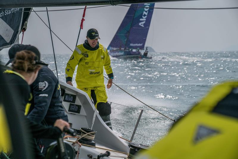 Leg 6 to Auckland, day 00 on board Brunel. 07 February, . Alberto Bolzan photo copyright Yann Riou / Volvo Ocean Race taken at  and featuring the Volvo One-Design class
