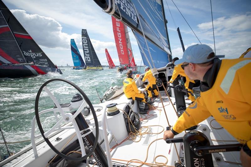 Volvo Ocean Race Leg 7 from Auckland to Itajai, day 1 on board Turn the Tide on Plastic. 18 March - photo © Sam Greenfield / Volvo Ocean Race