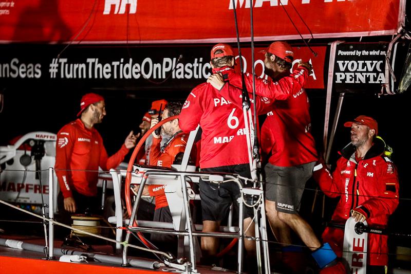 Leg 7 from Auckland to Itajai. Arrivals. 08 April,  photo copyright Pedro Martinez / Volvo Ocean Race taken at  and featuring the Volvo One-Design class