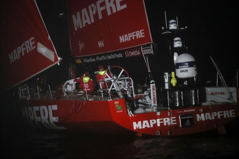 MAPFRE  - Leg 8 from Itajai to Newport. Arrivals. 08 May, 2018 photo copyright Jesus Renedo / Volvo Ocean Race taken at  and featuring the Volvo One-Design class