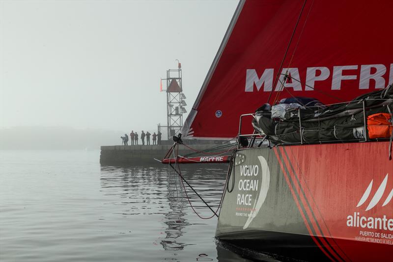MAPFRE - Leg 8 from Itajai to Newport. Arrivals. 08 May,  photo copyright Jesus Renedo / Volvo Ocean Race taken at  and featuring the Volvo One-Design class