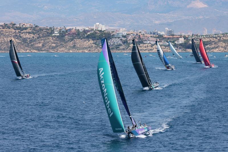 Start of the Third Leg of The Ocean Race Europe, from Alicante, Spain, to Genoa, Italy photo copyright Sailing Energy / The Ocean Race taken at  and featuring the Volvo One-Design class
