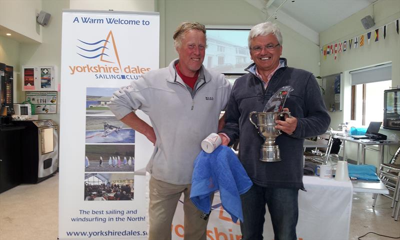 Phil Whitehead wins the Vortex nationals at Yorkshire Dales photo copyright Dave Baxter taken at Yorkshire Dales Sailing Club and featuring the Vortex class