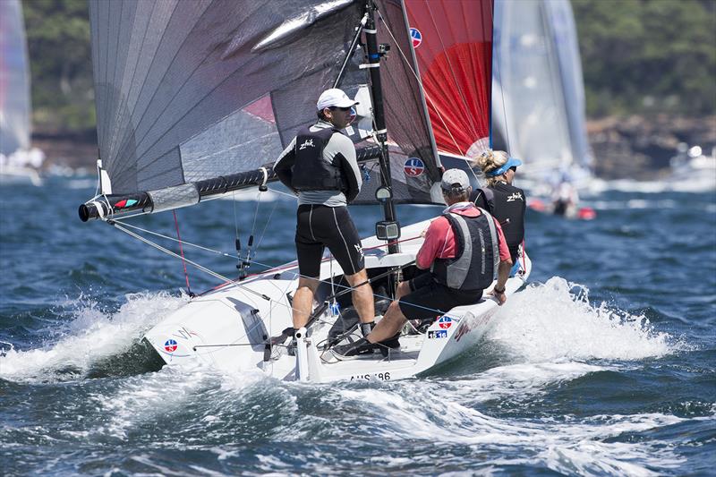 Speedwagon in the VX-One NSW Championship on day 1 of the Sydney Harbour Regatta photo copyright Andrea Francolini taken at Middle Harbour Yacht Club and featuring the VX One class