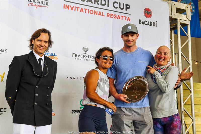 2022 VX One Winners – Monica Morgan/Austin Powers/Michelle Austin - Bacardi Cup Invitational Regatta 2022 photo copyright Martina Orsini taken at Coral Reef Yacht Club and featuring the VX One class