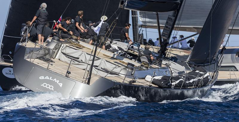 Alberto Palatchi's Wally 94 Galma on day 3 of the Maxi Yacht Rolex Cup photo copyright Rolex / Carlo Borlenghi taken at Yacht Club Costa Smeralda and featuring the Wally class