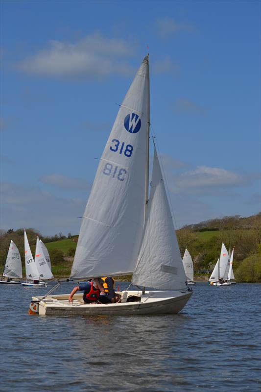 Wanderers during the Sutton Bingham SC Hartley Open photo copyright SBSC taken at Sutton Bingham Sailing Club and featuring the Wanderer class