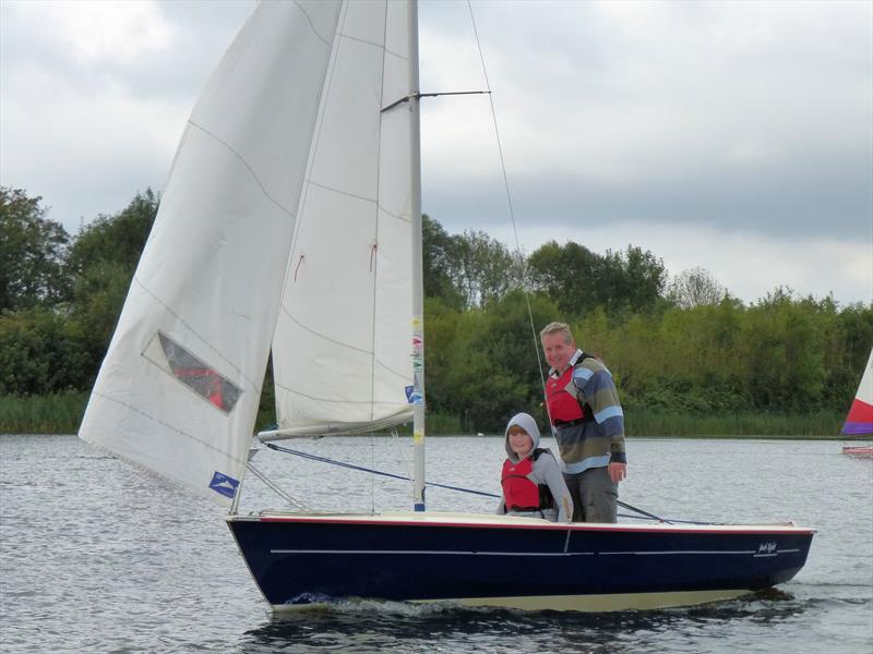 Chris and Maddison Moore during the Bart's Bash event at SESCA photo copyright Mike Steele taken at St Edmundsbury Sailing & Canoeing Association and featuring the Wanderer class