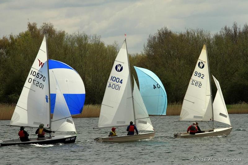 Wanderer Inlands at West Oxfordshire SC photo copyright Alan Lawrence taken at West Oxfordshire Sailing Club and featuring the Wanderer class