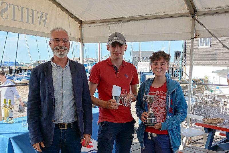 Katie Berrington and Alexander Wilson take second in the Wanderer open meeting at Whitstable photo copyright WYC taken at Whitstable Yacht Club and featuring the Wanderer class