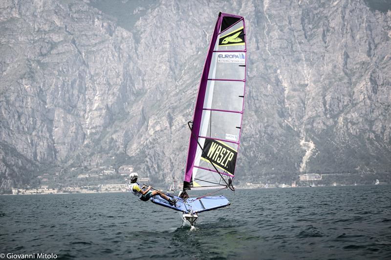 Foiling Week GARDA - trying out the WASZP photo copyright Giovanni Mitolo taken at Fraglia Vela Malcesine and featuring the WASZP class
