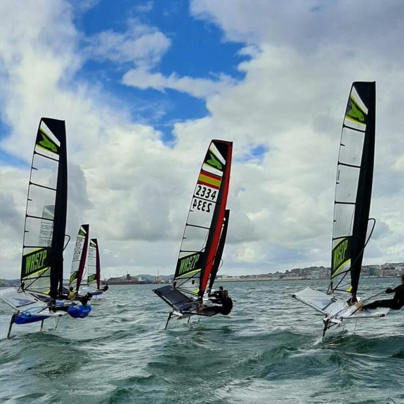 The fleet in Spain is growing steadily, with another 15 new boats set to join the fleet over the winter and lead up to the European Games photo copyright WASZP Class taken at  and featuring the WASZP class