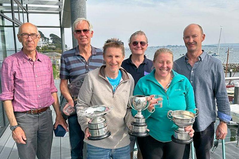 Top three winners - Craftinsure Wayfarer Travellers event / Westerns at Parkstone photo copyright PYC taken at Parkstone Yacht Club and featuring the Wayfarer class