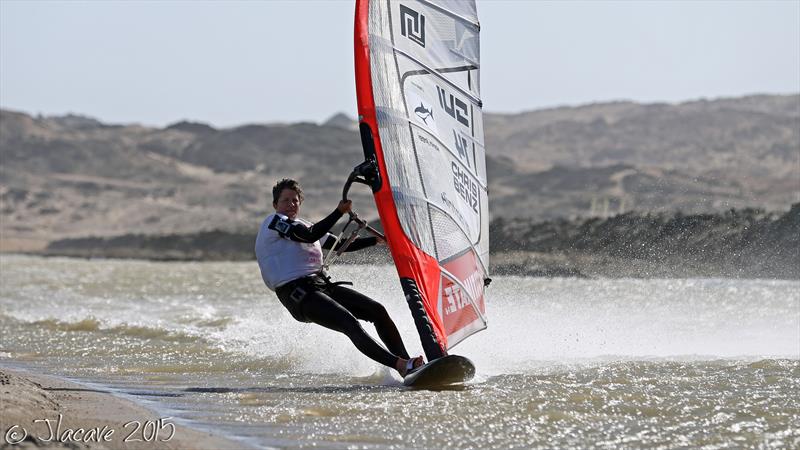 Karin Jaggi at the Luderitz Speed Challenge  photo copyright Jeremy Lacave taken at  and featuring the Windsurfing class