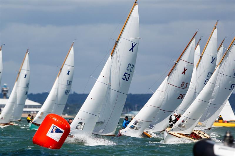 XOD fleet on day 2 of Lendy Cowes Week 2017 photo copyright Paul Wyeth / Lendy Cowes Week taken at Cowes Combined Clubs and featuring the XOD class