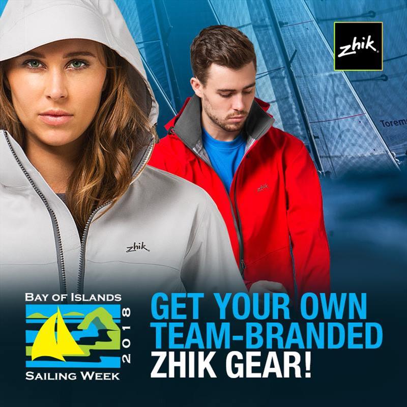 Get your branded Zhik gear for Bay of Islands Sailing Week - order by Dec 22, 2017 photo copyright Zhik taken at Bay of Islands Yacht Club and featuring the  class
