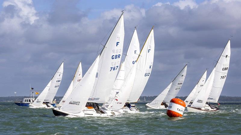 Taittinger Royal Solent Yacht Club Regatta photo copyright Jake Sugden taken at Royal Solent Yacht Club and featuring the Folkboat class