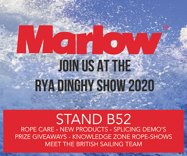 Marlow Ropes 2020 Dinghy Show - 600x500