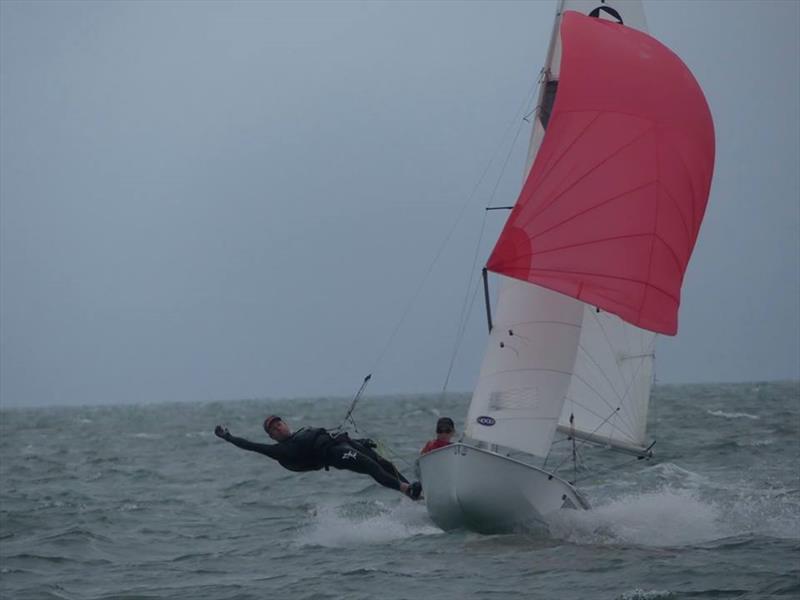 Pigs In Space Too - Christopher Mann and Luke Johnson - 1st Place Overall - 2018 South East Queensland National 125 Titles photo copyright Darling Point Sailing Squadron taken at Darling Point Sailing Squadron and featuring the 125 class