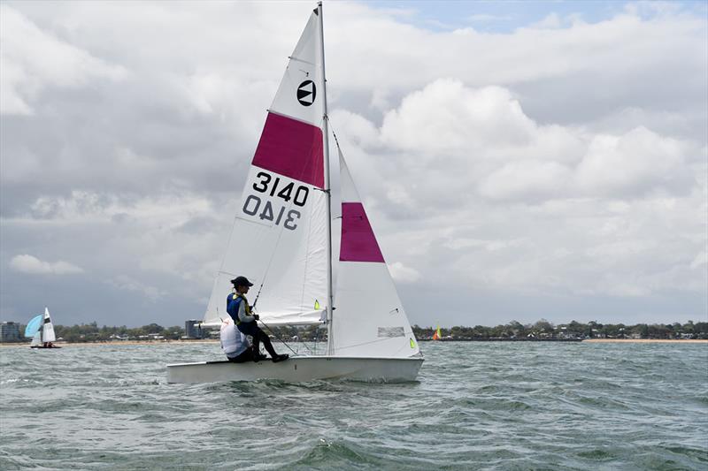 Australian Champions - Slow Boat - Jamie Thompson and Ning Xue - 42nd 125 Australian Championships  photo copyright Humpybong Yacht Club taken at Humpybong Yacht Club and featuring the 125 class