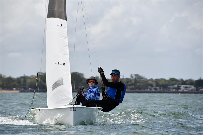 Third Place - Pigs In Space Too - Chris Mann and Luke Johnson - 42nd 125 Australian Championships  photo copyright Humpybong Yacht Club taken at Humpybong Yacht Club and featuring the 125 class