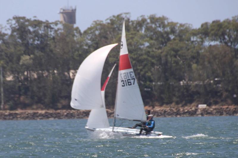 Junior Champions - Shake and Bake- Merrick and Ella Coxall - 42nd 125 Australian Championships  photo copyright Humpybong Yacht Club taken at Humpybong Yacht Club and featuring the 125 class