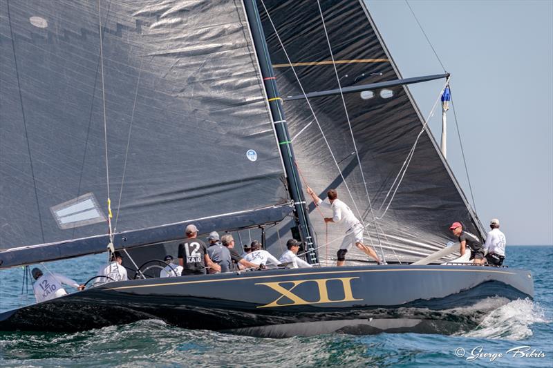 12 Metre World Championship at Ida Lewis Yacht Club day 2 photo copyright George Bekris / www.georgebekris.com taken at Ida Lewis Yacht Club and featuring the 12m class