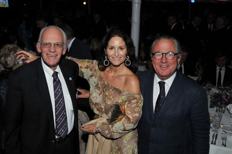 Dyer Jones, Kimberly Skeen Jones and Bruno Troublè during the 12 Metre Era Reunion presented by Rolex photo copyright Paul Darling taken at New York Yacht Club and featuring the 12m class