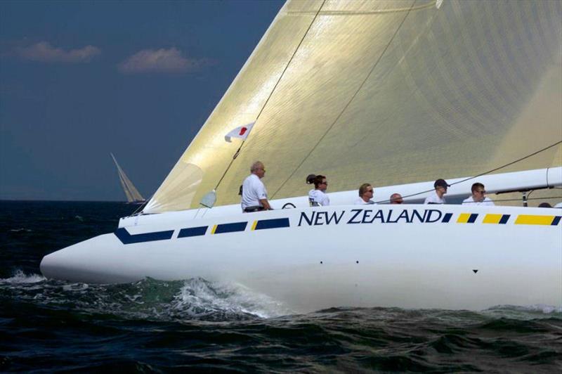 Gunther Buerman's NEW ZEALAND competing in this year's 12 Metre Regatta at the Edgartown Yacht Club in Martha's Vineyard - photo © Michael Berwind
