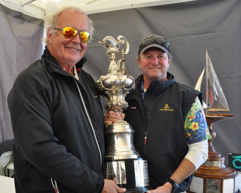 Gunther Buerman, with Brad Read, led New Zealand to victory in Grand Prix Division at the 2013 12 Metre North Americans photo copyright SallyAnne Santos taken at Ida Lewis Yacht Club and featuring the 12m class